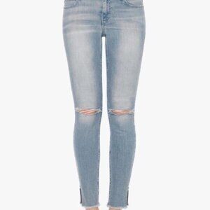 Anthropologie Joe's Jeans Skinny Jeans Flawless Icon Split distressed Light wash